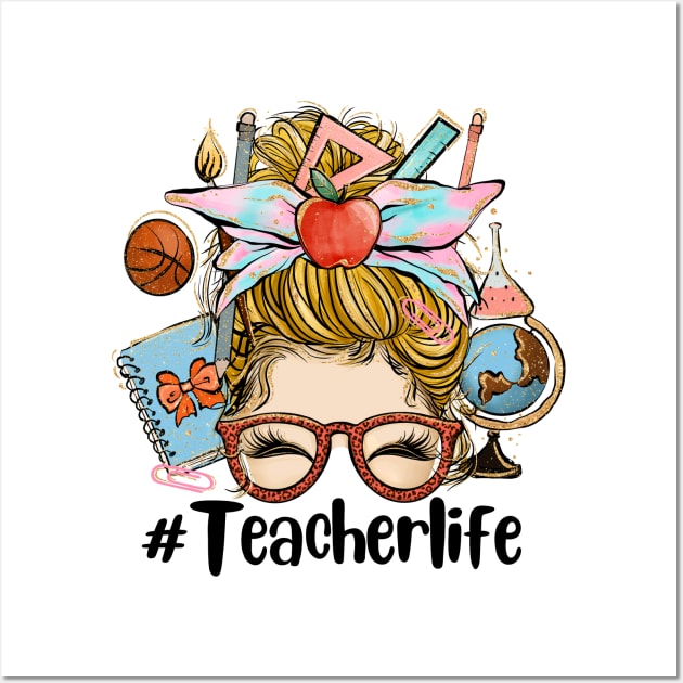 Teacher Life Wall Art by Etopix